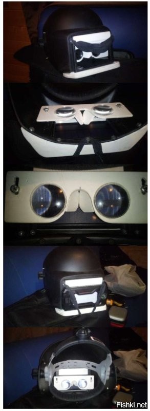 Самодельный VR из сварочной маски.