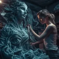 А что у неё с левой рукой?? Почему рука левая, а судя по пальцам - правая? )))))))))))