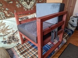 Какт то я ввыкладывал на этом рессурсе что я иногда делаю , но вот мне захотелось чего то нового  и вот . Посмотрел цены на данный вид изделия кресло лаунж , и офигел а может и я что то смогу? ну может покрытие другое сделаю в будущем )