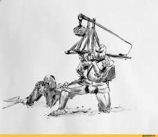 Надо было стрелять переносным требушетом из засады.