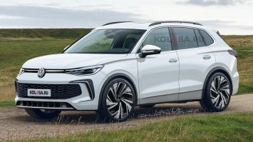 Первые фотографии обновлённого Volkswagen Tiguan
