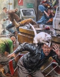 Кто сказал что коты хуже собак охраняют дом