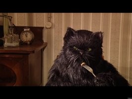 Это кот Бегемот)