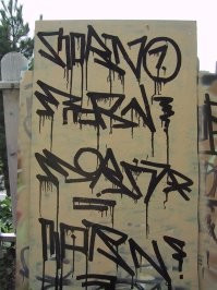 В основном, в любом городе граффити выглядят так.
Нравится лишь самим авторам, мнение остальных неважно.