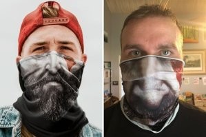 Эту маску надо носить ниже.