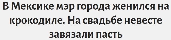 Заголовки из СМИ, которые покруче самих новостей