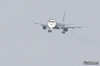 Неудачная посадка самолёта в аэропорту попала на видео