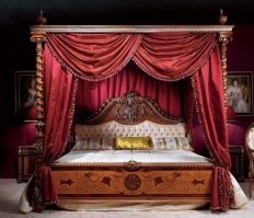 В место балдахина, бюджетный вариант.