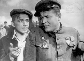 Вот  настоящие товарищи по жизни и партнёры по фильмам. Алейников и Борисов.