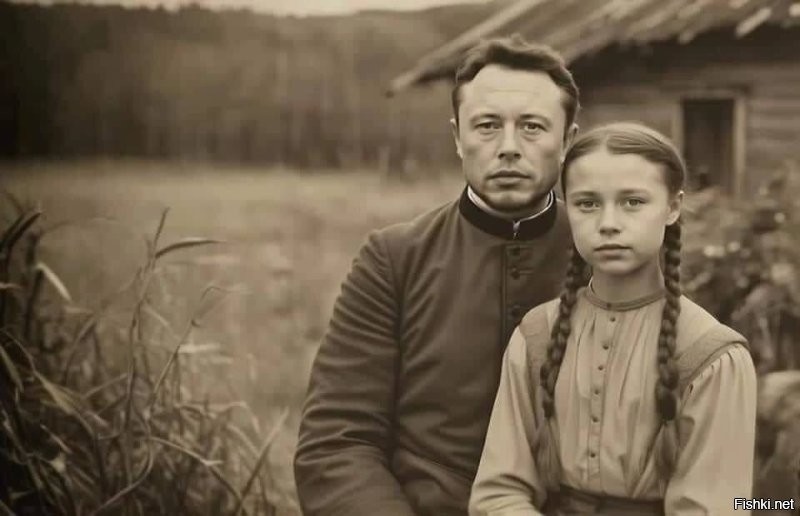 Редчайшая фотография И. Маска и Г. Тунберг на Первом слёте климатологов- экстремалов.
г. Мальмё, Швеция
1890 год