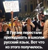 "Дикость какая-то": грузины вышли на митинг перед лайнером с российскими туристами
