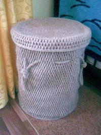 Я связала корзину для игрушек