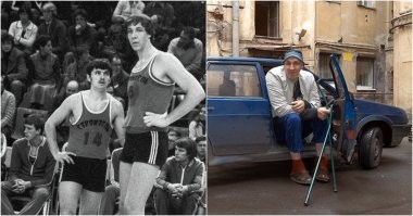 Баскетболист Александр Сизоненко, наш, самарский, рост -2,45м! Как-то встретил его на рынке в 80-е! Тогда народу было много на рынках, в магазинах-то пусто! Стоим, жена дергает за рукав и кивает головой мне за спину! Поворачиваюсь и перед глазами пряжка от ремня плаща!:))
Потом уже когда разошлись в разные стороны - оглянулся! Не представляете - ровная толпа покупателей и из неё возвышается почти на метр тело Сизоненко!:))