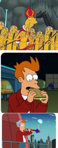 Надо было ещё бутерброд съесть.