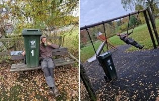 Британия говоришь? Объясни тогда почему в Британии на мусорном баке герб Польши?
