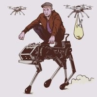 Смысл этих роботов, если их воруют, разбивают, крадут еду и срут в них?