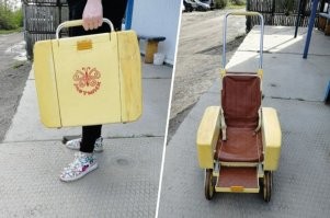 мой сосед  на такой ездил в своё время :)