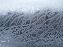 Окно в подъезде и свежий асфальт во дворе.