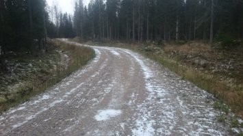 Там весной почти все грунтовки такие, особенно где канвы заросли и заилились также трубы дополнительно надо прокладывать. Есть грунтовые дороги , которые сами лесорубы делают и гоняют на них груженые 80 км/ч там с осушкой всё в порядке и ездить можно всегда.