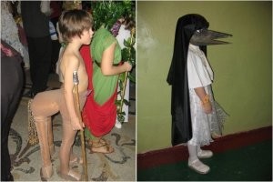 18 фото с нелепыми детскими карнавальными костюмами из прошлого