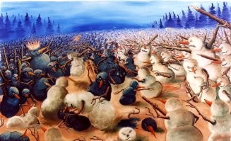 Снеговики против Углевиков. Коля Копейкин.