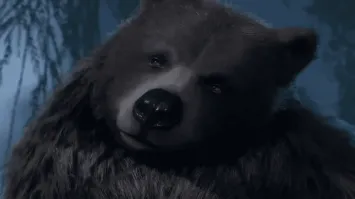 В США медведь зашёл в дом, поел и лёг спать