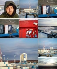 Есть немного. 
Семь месяцев там, в командировке, работал. 
Километров под 100 кабелей, разного назначения, в командном бункере протянули. А он, если что, всего 54х54 метра, два этажа. :)
Серверы, сети, телефония, в том числе беспроводная. Связь, в общем.