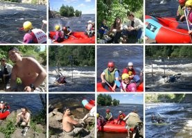 В Ленобласти состоялся массовый заплыв с участием резиновых кукол