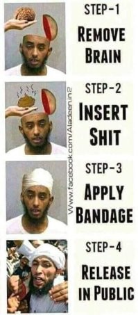 Вся суть религиозных фанатиков в одной картинке.