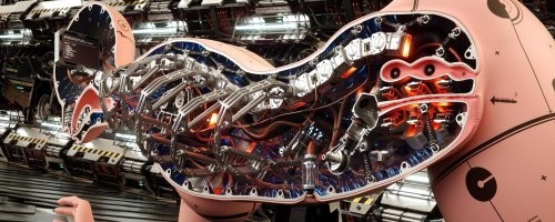 В Китае проходит выставка робототехники с десятками реалистичных машин