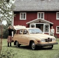 Вопрос, кто на кого был похож? В 1975 SAAB выглядел так