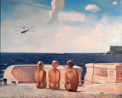 Мужики не просто смотрят. Они тоскуют о небе...