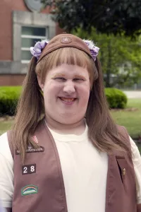 А подруга выглядит вот так