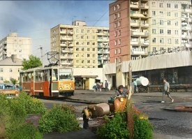 мотороллер с коляской??!!! первый раз такой гибрид вижу.
