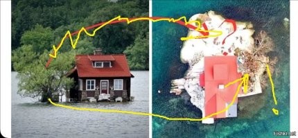 Все нормально с деревом. Гуглокарты сделали снимок осенью, просто без листвы стоит оно :)