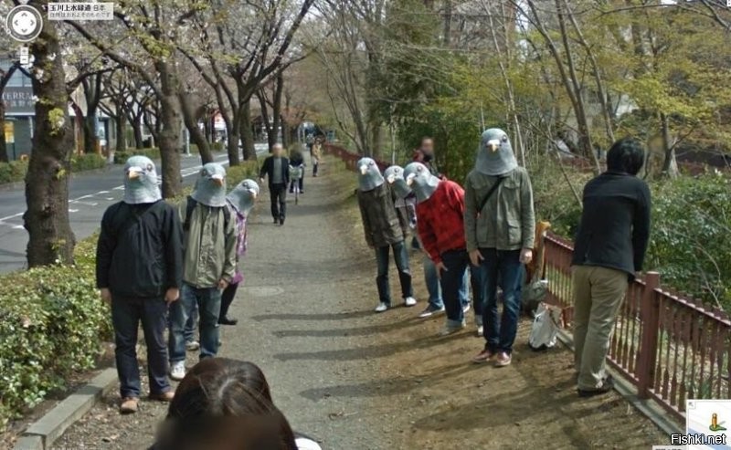 В Японии еще 10 лет назад троллили съемку для Google Street View.