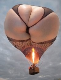 Вот так выглядит полёт жопы, по настоящему.
