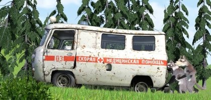 "Проклятый труд": пьяный вахтовик разнёс лопатой служебную "Буханку"