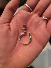 Помолвочное кольцо треснуло - это знак?
--------
Ещё какой.