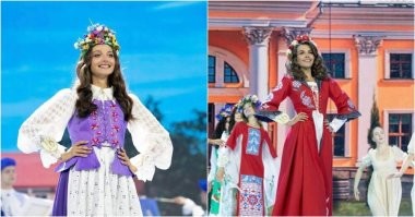 Сколько людей, столько и мнений, я бы ей корону не отдал.
На фотографиях мне больше всего понравилась эта девушка в красном.