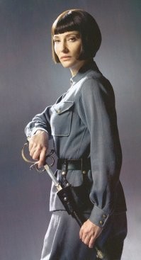 Кейт Бланшет в "Хрустальном черепе" Забавно, что по сюжету она из Украины)