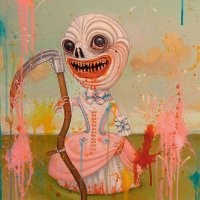 Творчество реально доказанных по диагнозу душевнобольных .... ... просто её родственники вовремя не озаботились лечением )