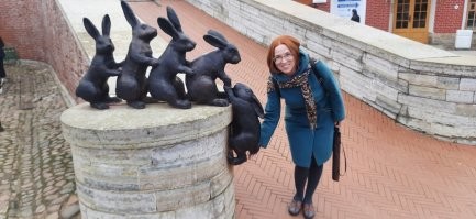 А вот моя помощь зайкам на Заячьем острове