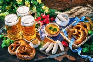 В Баварии так и на завтрак - норм.

А нормативы у них там - литровые.
