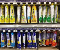 А в России в таких же точно продаётся горчица, и тёртый хрен, и много ещё чего, ну 3,14здец как необычно.