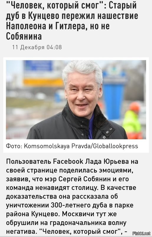 Вандал спилил самое знаменитое дерево Британии