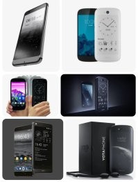 У Йотофона была интересная фишка - второй экран с "электронной бумагой". 
Например читать книги, при этом, экономя заряд батареи. 
Ну и всякие там уведомления, часы и прочее.