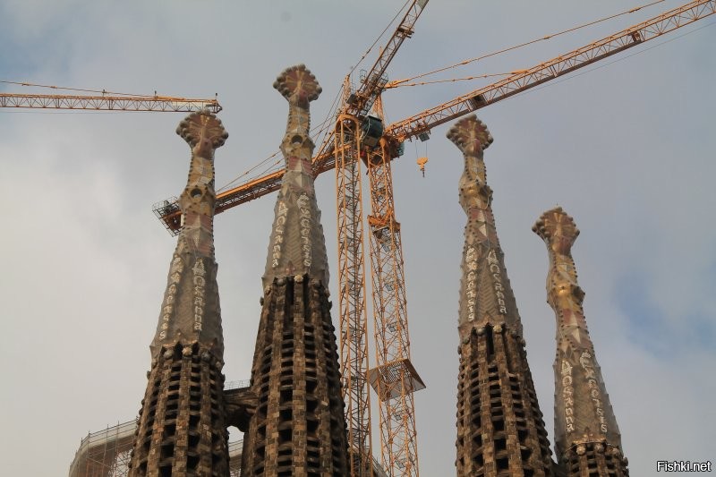 Главный собор Барселоны строится более 140 лет и до сих пор не закончен