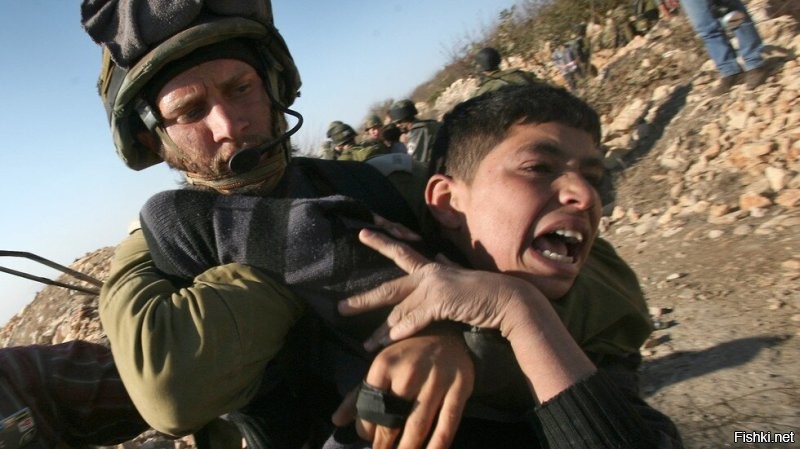 Ага, шакалы....    
"Если борешься, то борись с военными" - не хочешь это сказать израильским солдатам?
Они стоят друг друга.