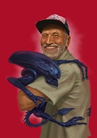 Подобрал, приютил, человека выростил.